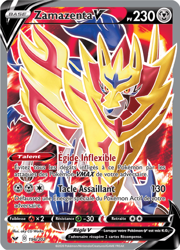 Zamazenta-V 196/202 - Épée et Bouclier