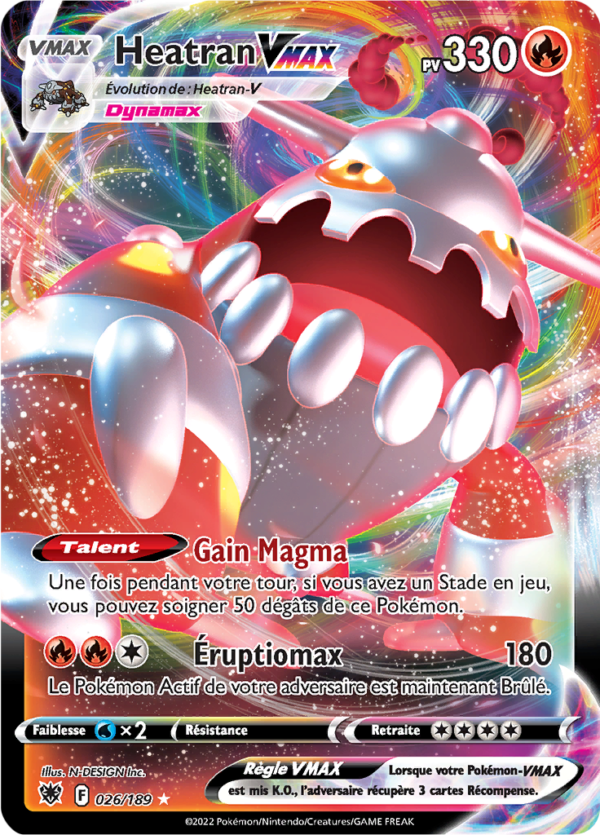 Heatran-VMAX 026/189 - Astres Radieux