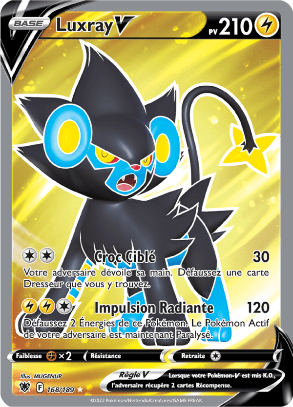 Luxray-V 168/189 - Astres Radieux