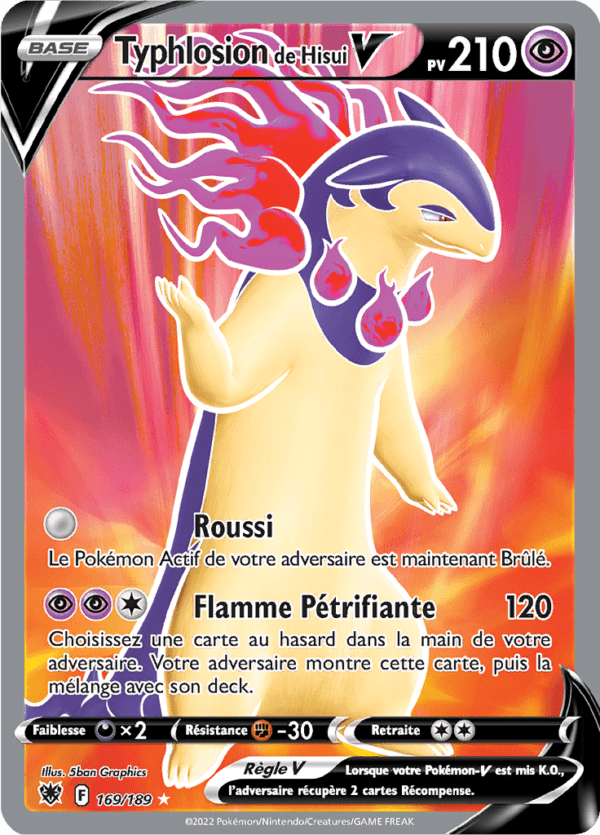 Typhlosion de Hisui-V 169/189 - Astres Radieux