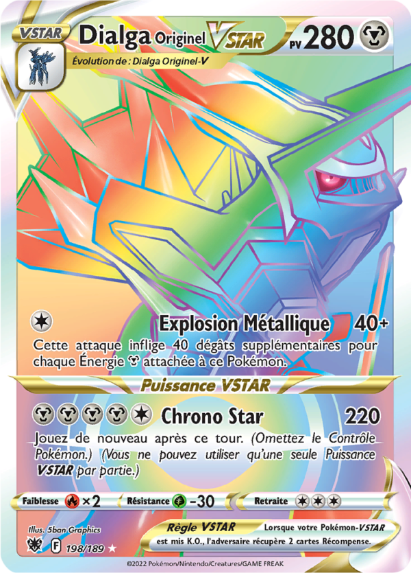 Dialga Originel-VSTAR 198/189 - Astres Radieux