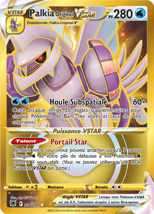 Palkia Originel-VSTAR 208/189 - Astres Radieux