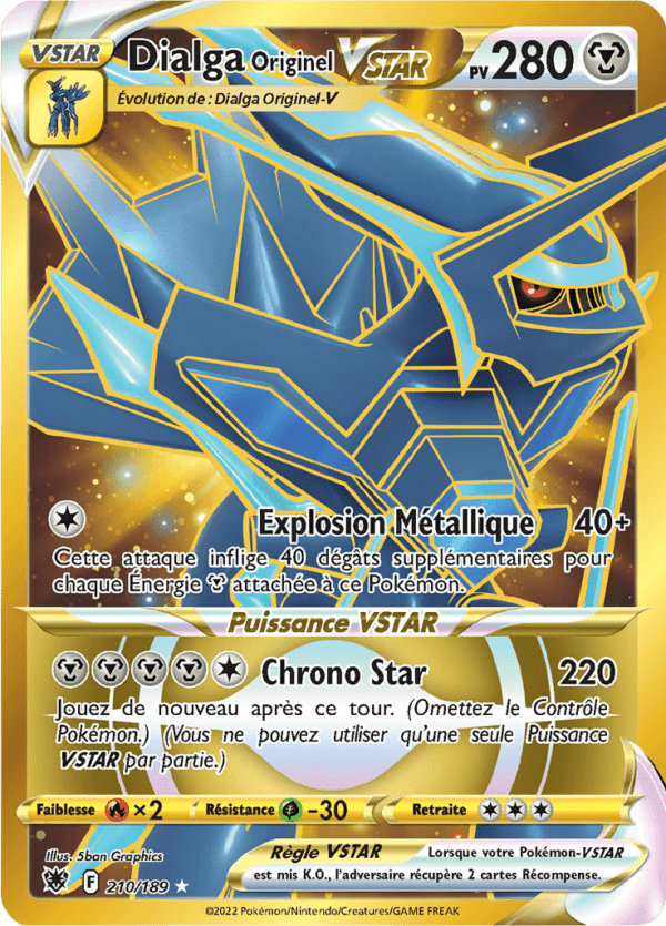 Dialga Originel-VSTAR 210/189 - Astres Radieux