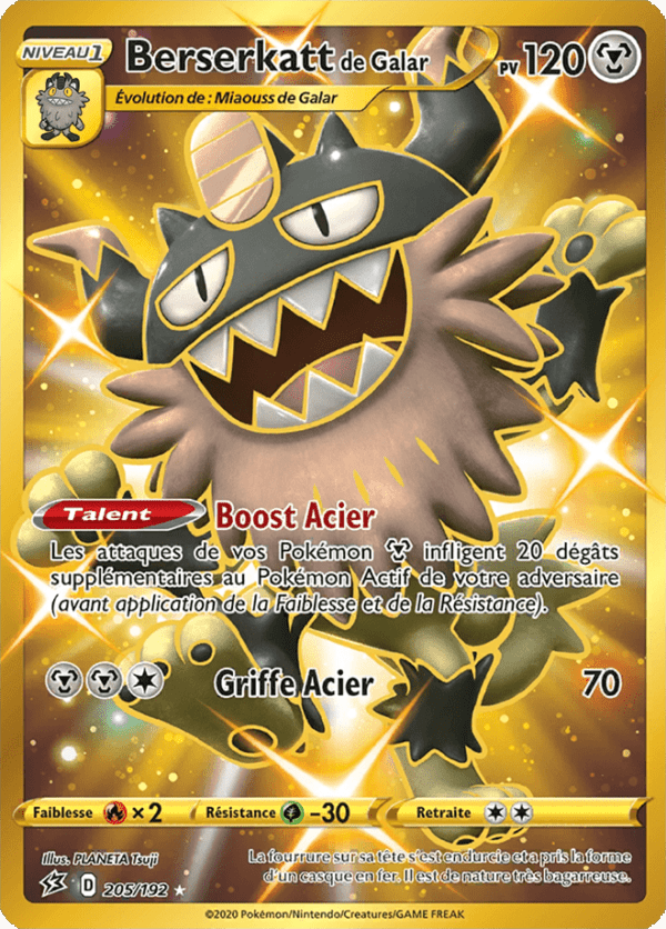 Berserkatt de Galar 205/192 - Clash des Rebelles