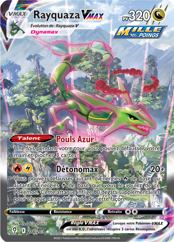 Rayquaza-VMAX 218/203 - Évolution Céleste