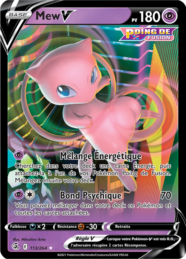 Mew-V 113/264 - Poing de fusion