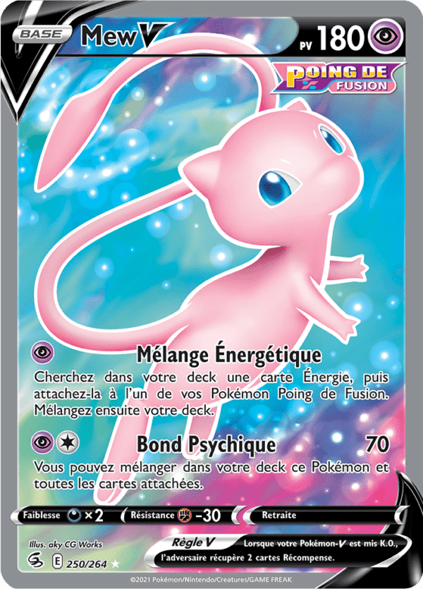 Mew-V 250/264 - Poing de fusion