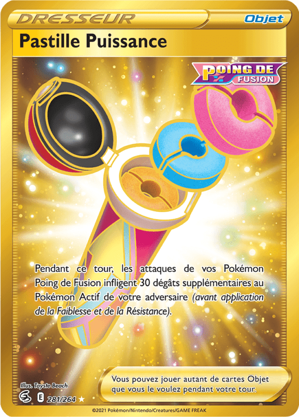 Pastille Puissance 281/264 - Poing de fusion
