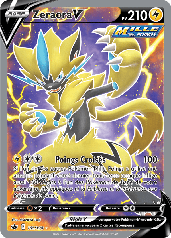 Zeraora-V 165/198 - Règne de Glace