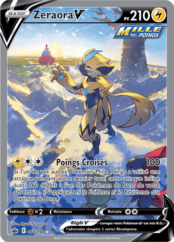 Zeraora-V 166/198 - Règne de Glace
