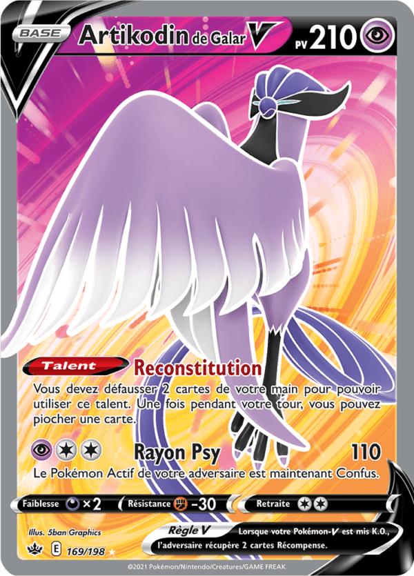 Artikodin de Galar-V 169/198 - Règne de Glace (US)
