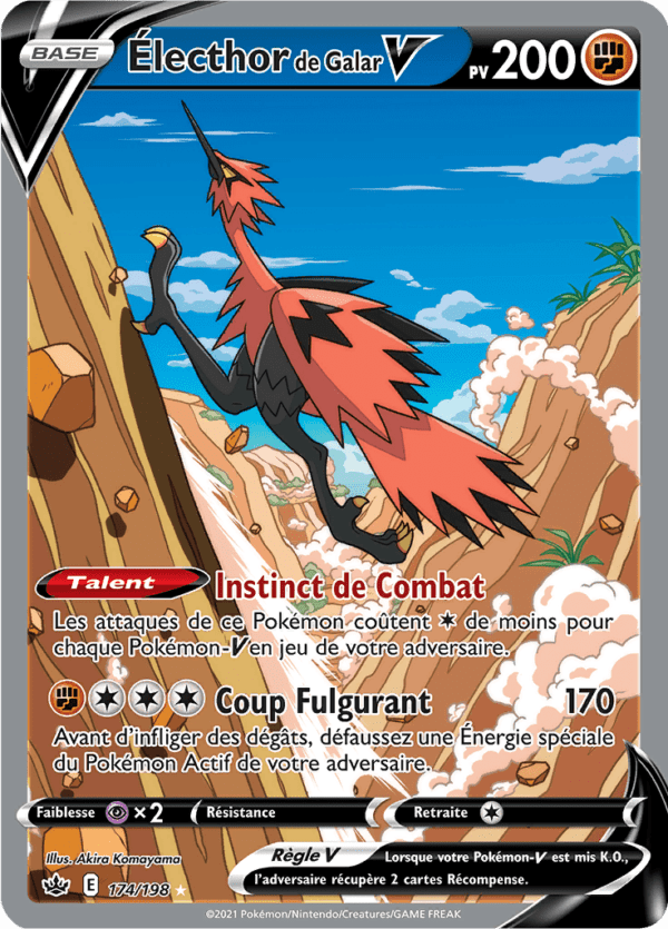 Électhor de Galar-V 174/198 - Règne de Glace