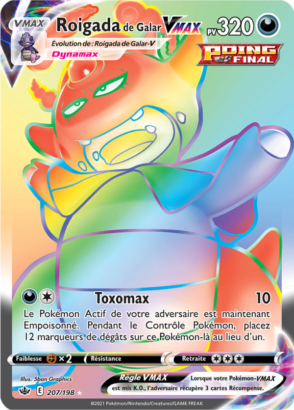 Roigada de Galar-VMAX 207/198 - Règne de Glace