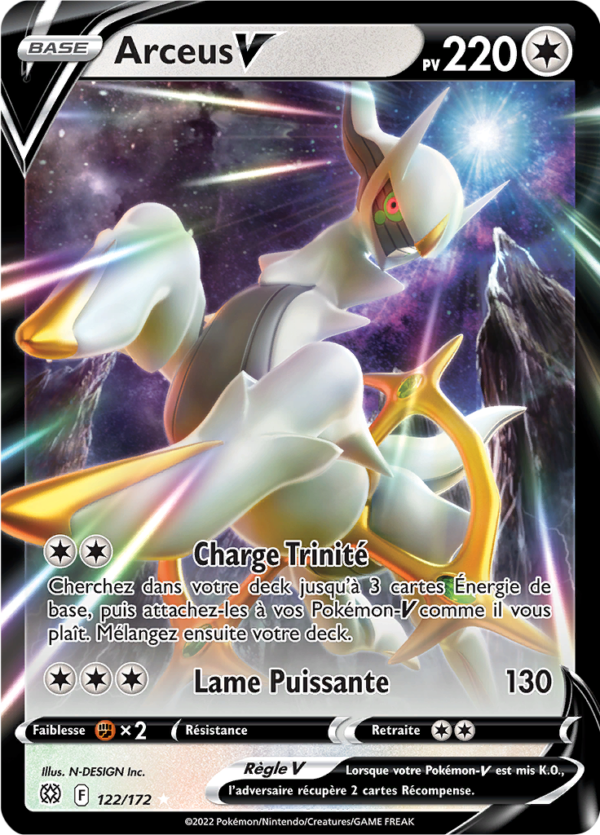 Arceus-V 122/172 - Stars Étincellantes