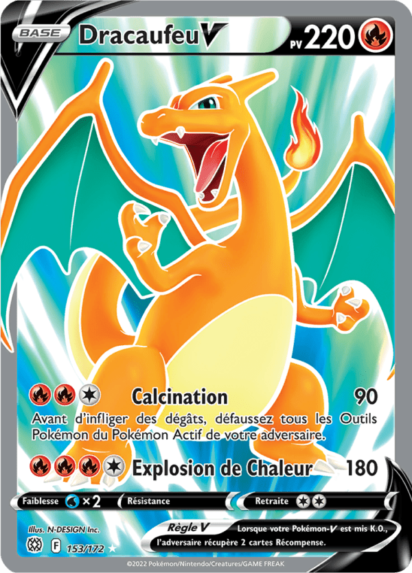 Dracaufeu-V 153/172 - Stars Étincellantes