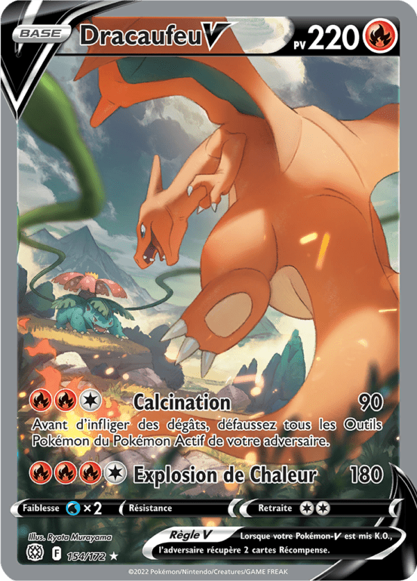 Dracaufeu-V 154/172 - Stars Étincellantes
