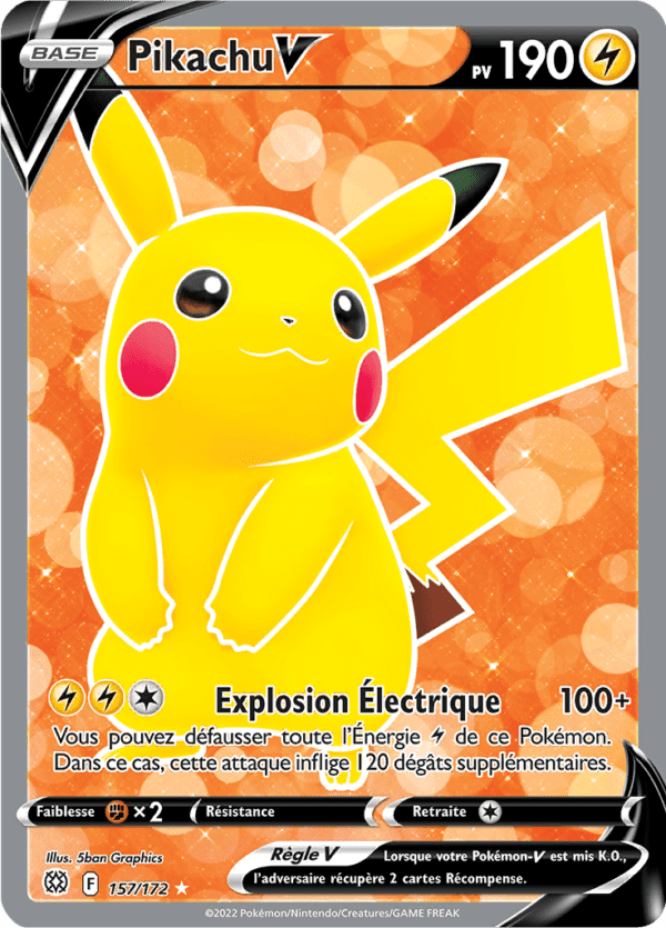 Pikachu-V 157/172 - Stars Étincellantes