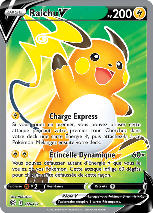 Raichu-V 158/172 - Stars Étincellantes