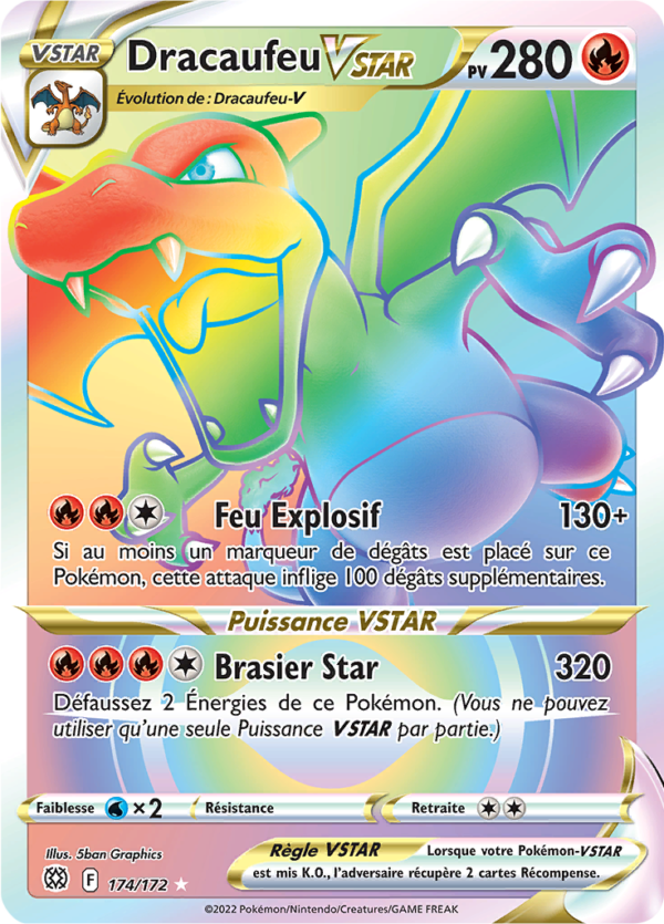 Dracaufeu-VSTAR 174/172 - Stars Étincellantes