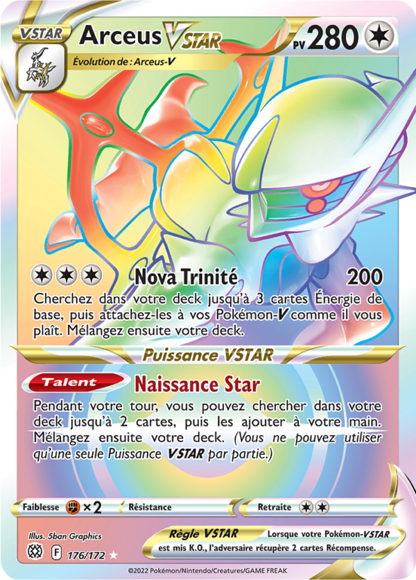 Arceus-VSTAR 176/172 - Stars Étincellantes