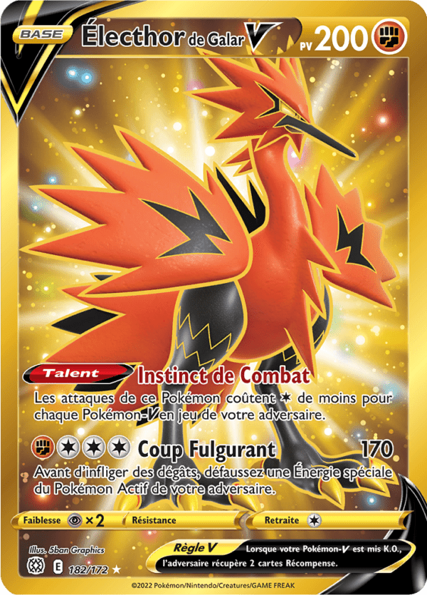 Électhor de Galar-V 182/172 - Stars Étincellantes