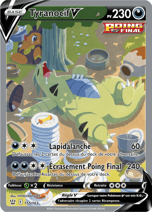 Tyranocif-V 155/163 - Style de combat