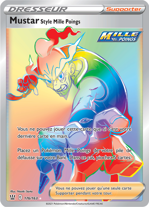 Mustar Style Mille Poings 176/163 - Style de combat