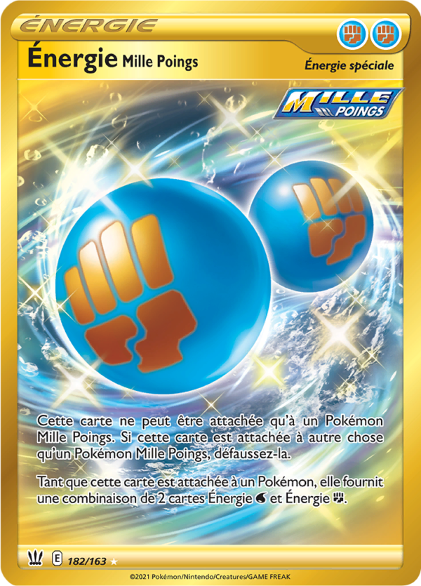 Energie Mille Poings 182/163 - Style de combat