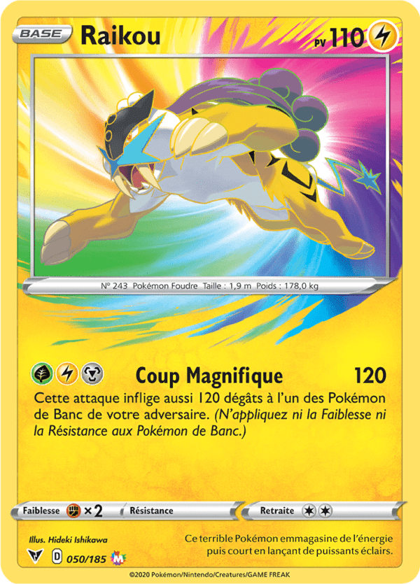 Raikou 050/185 - Voltage éclatant