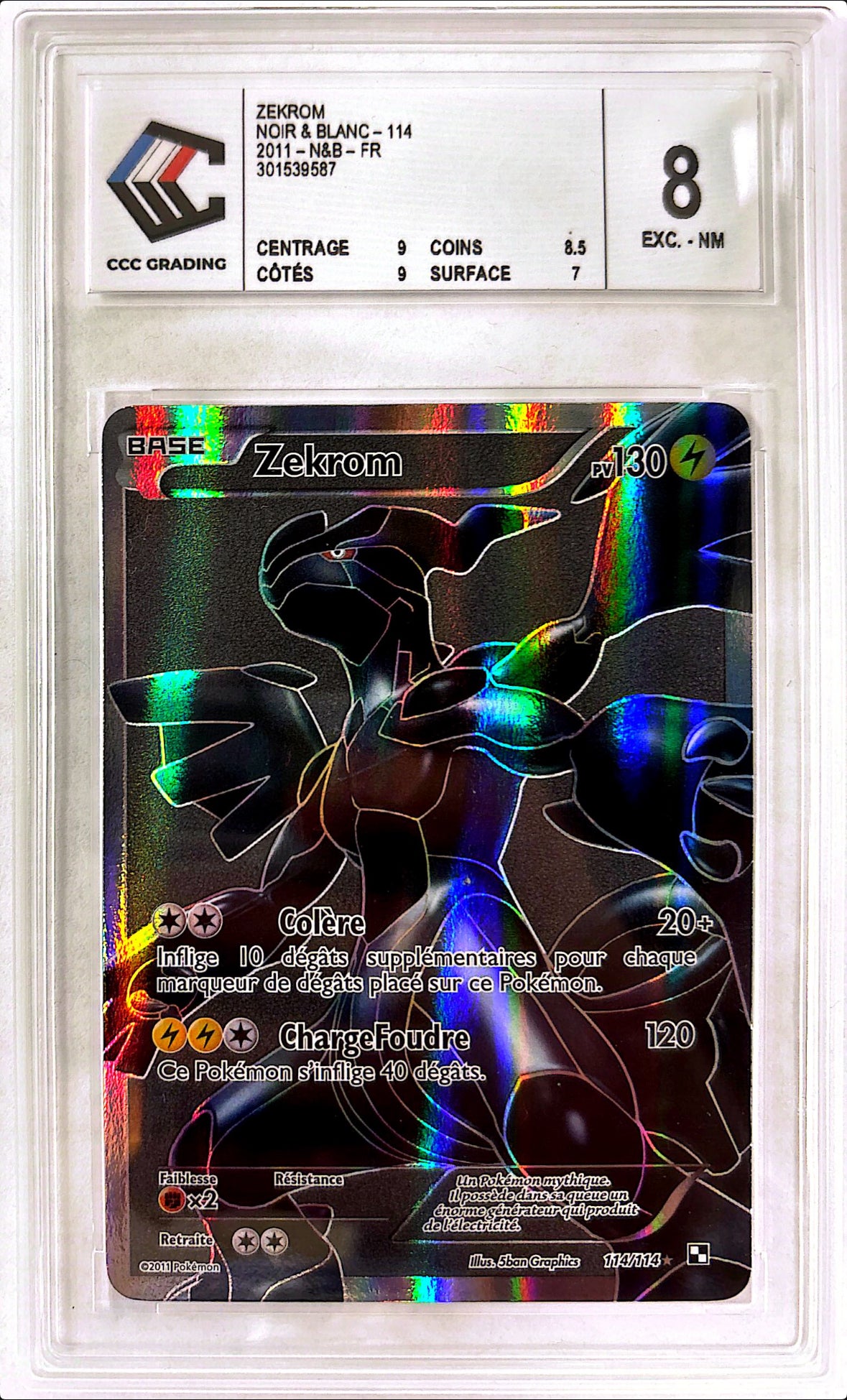 Zekrom 114/114 CCC 8