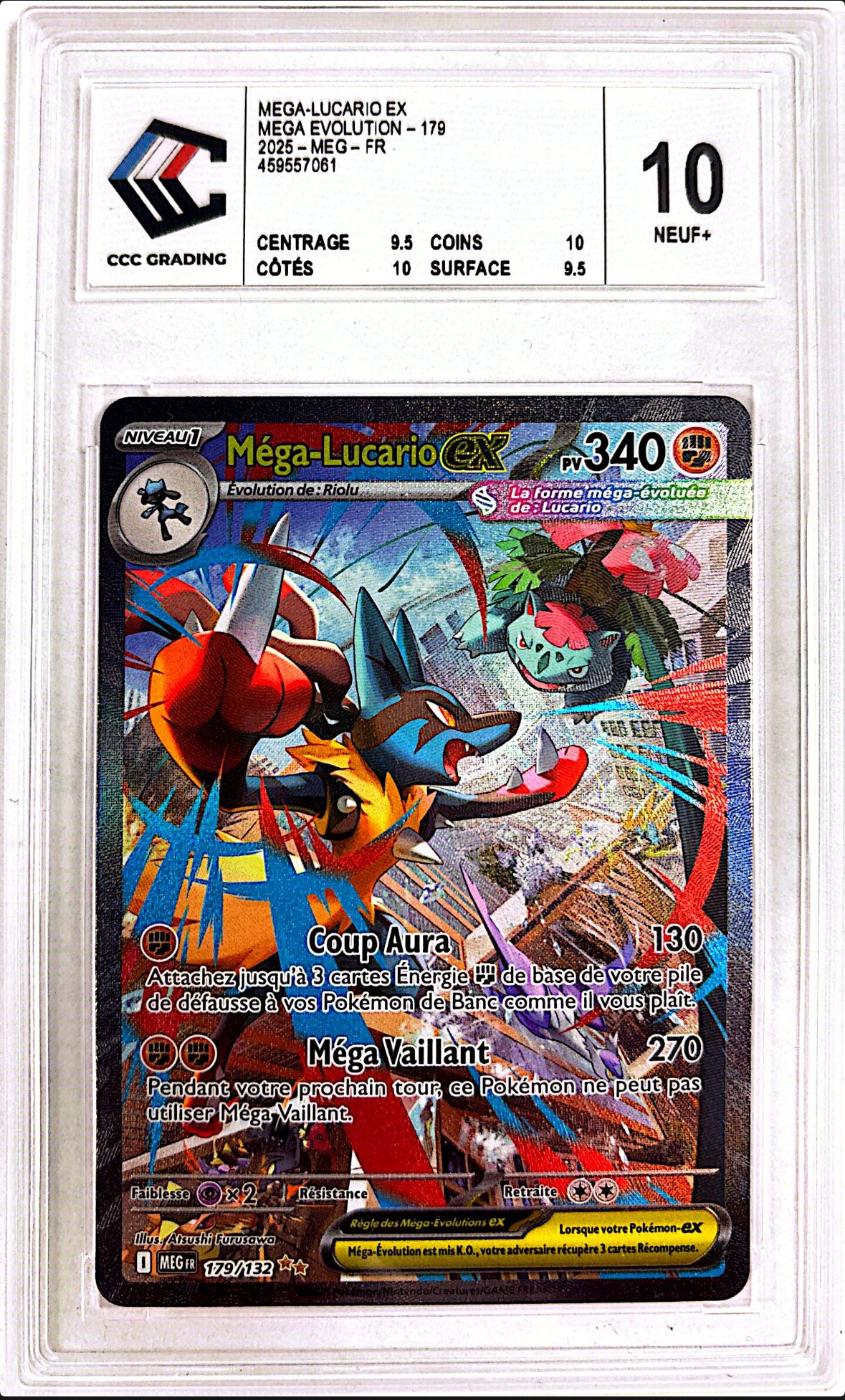 Mega-Lucario EX 179/132 CCC 10