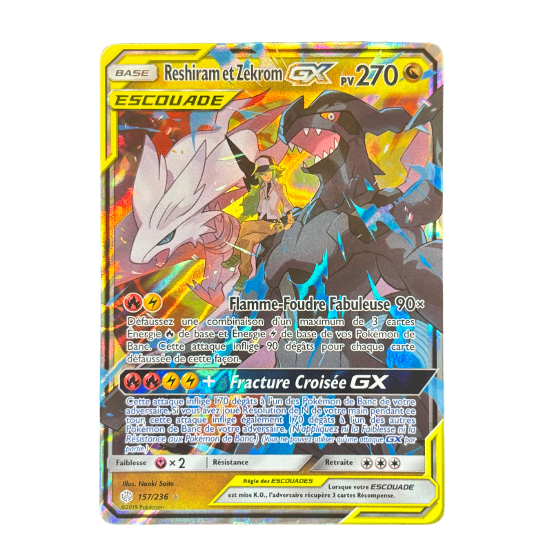 Reshiram et Zekrom 157/236 - Éclipse Cosmique - Mint