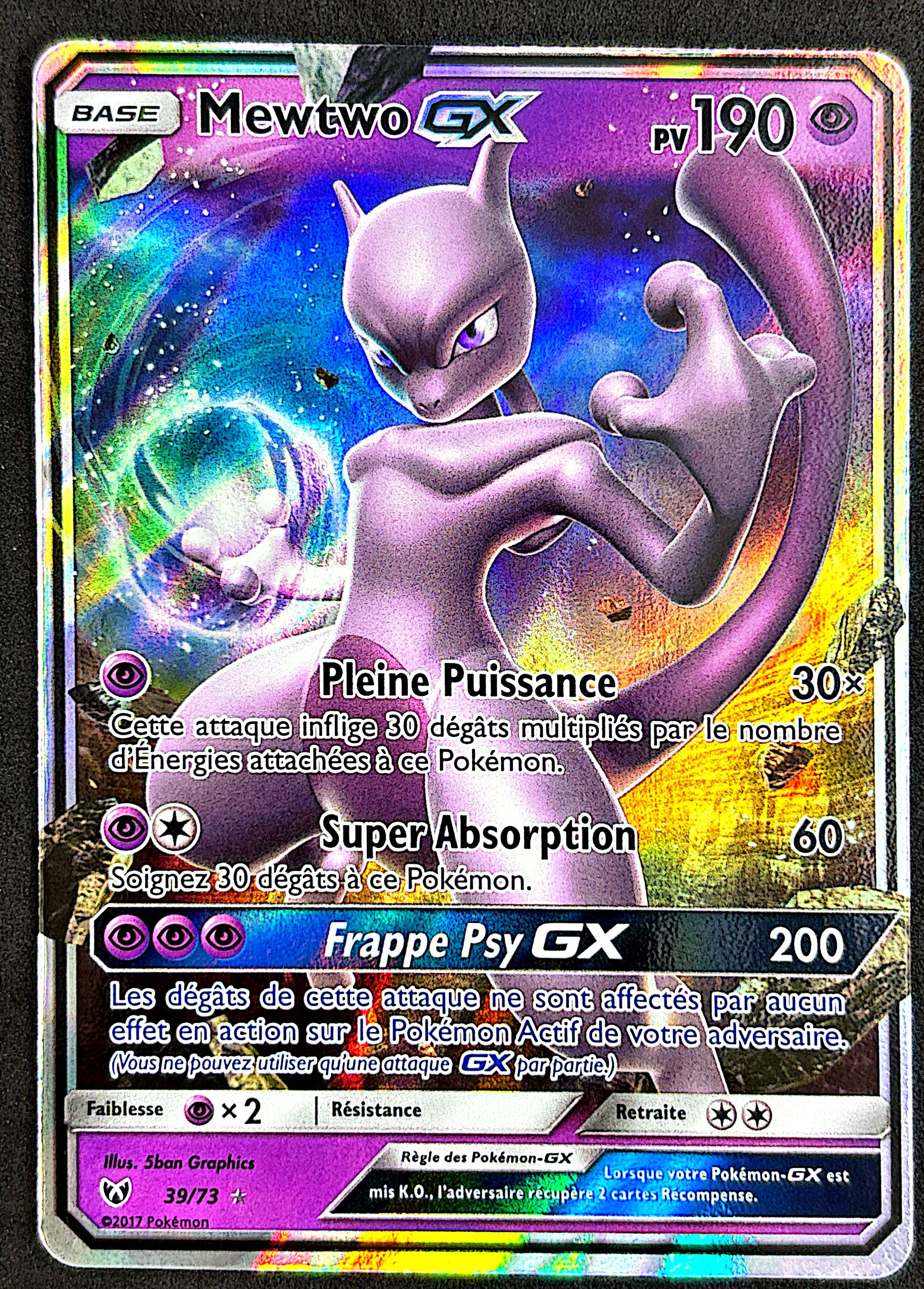 Mewtwo GX Légendes brillantes 39/73 | NM