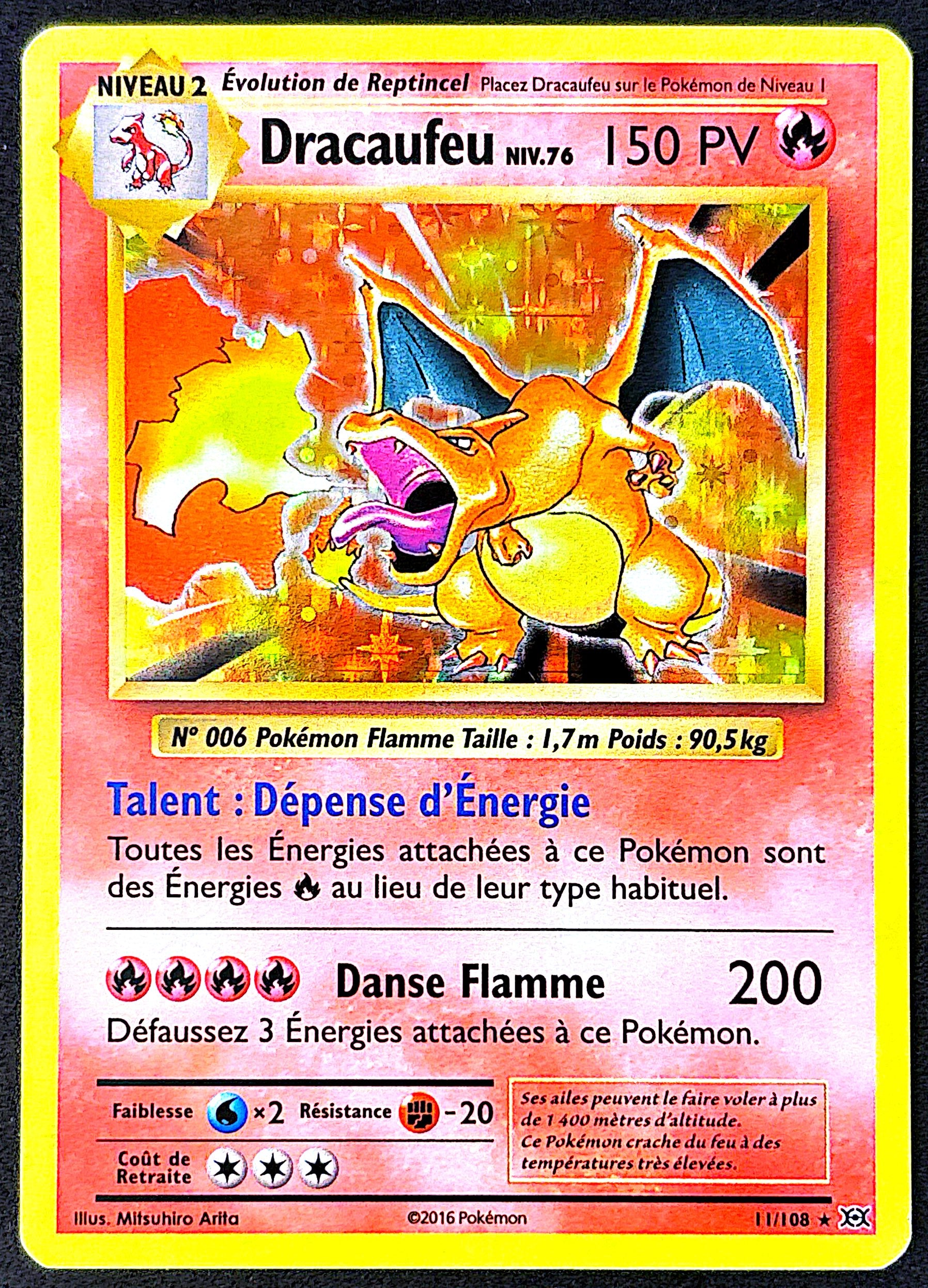 Dracaufeu 11/108 XY évolutions – EXC