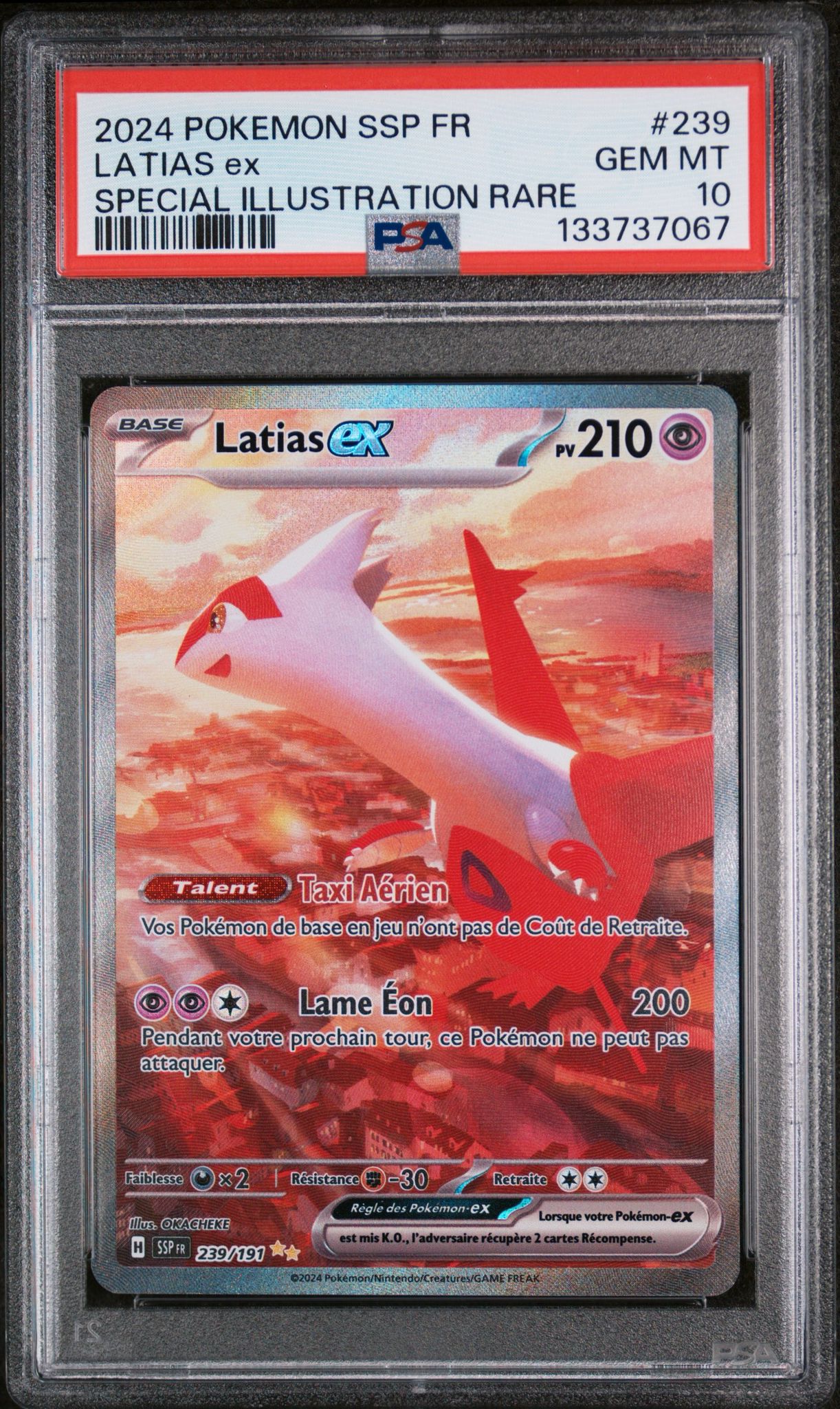 Latias EX 239/191 PSA 10