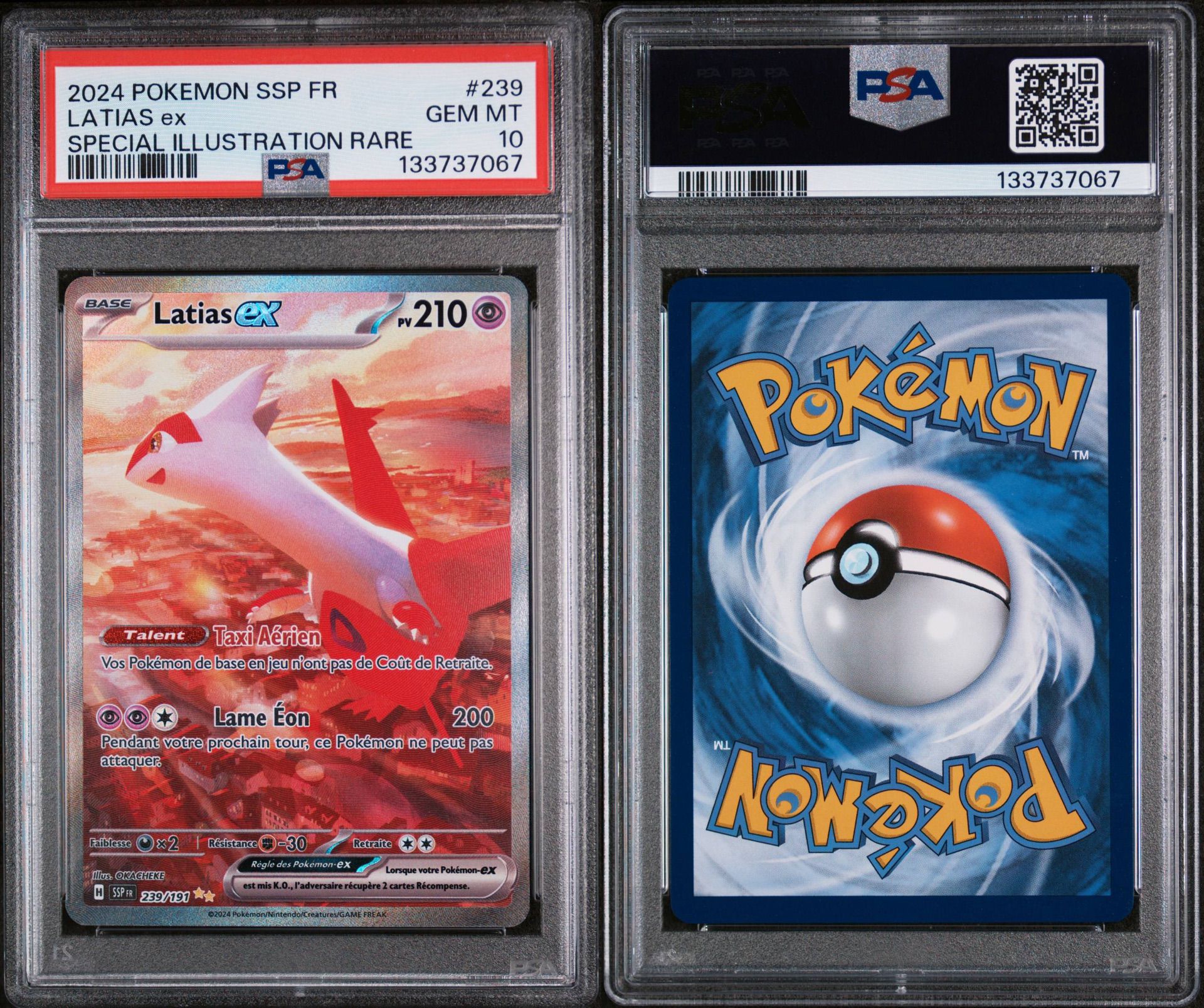 Latias EX 239/191 PSA 10