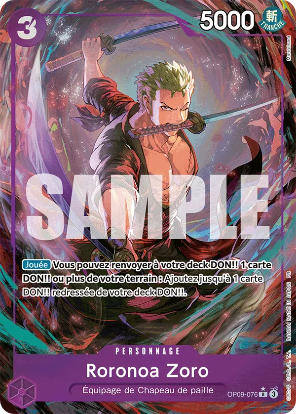 Roronoa Zoro OP09-076 | FR
