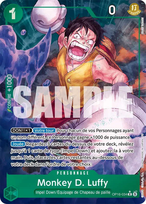Monkey D.Luffy OP16-034 | FR