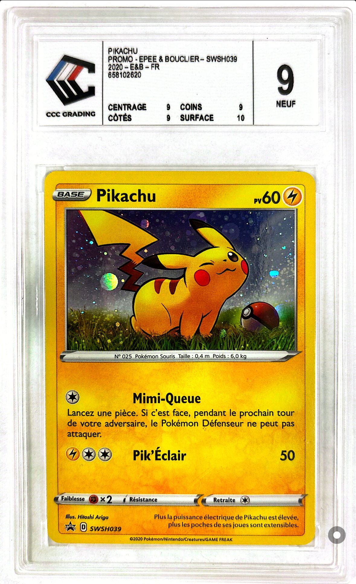 Pikachu SWSH039 CCC 9