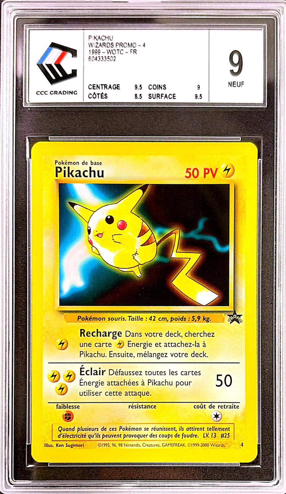 Pikachu promo Black Star 4 – CCC 9