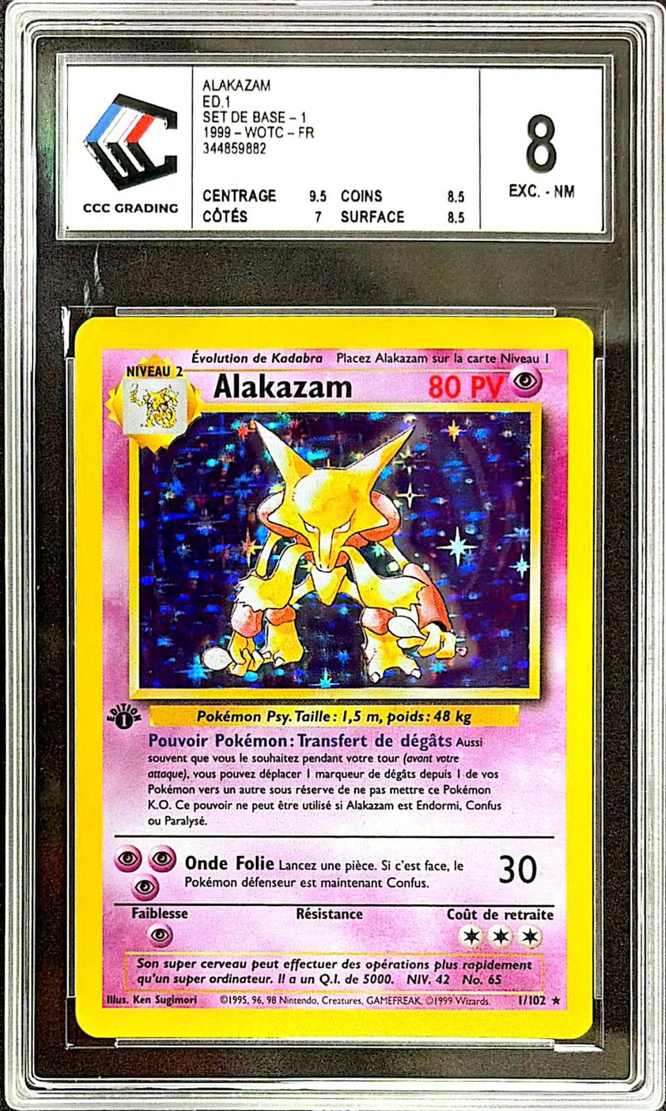 Alakazam 1/102 ED1 – CCC 8