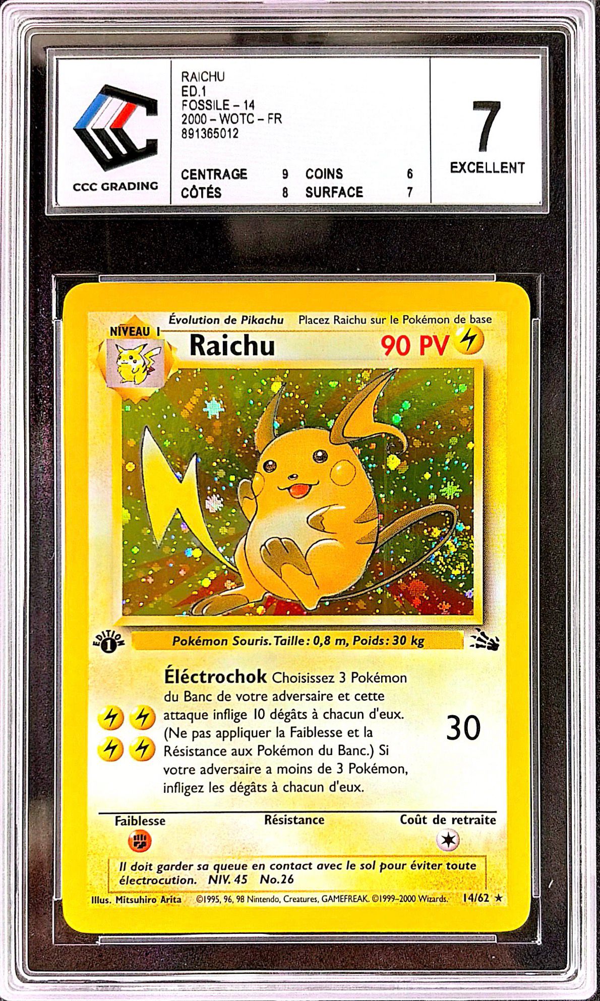 Raichu 14/62 ED1 – CCC 7