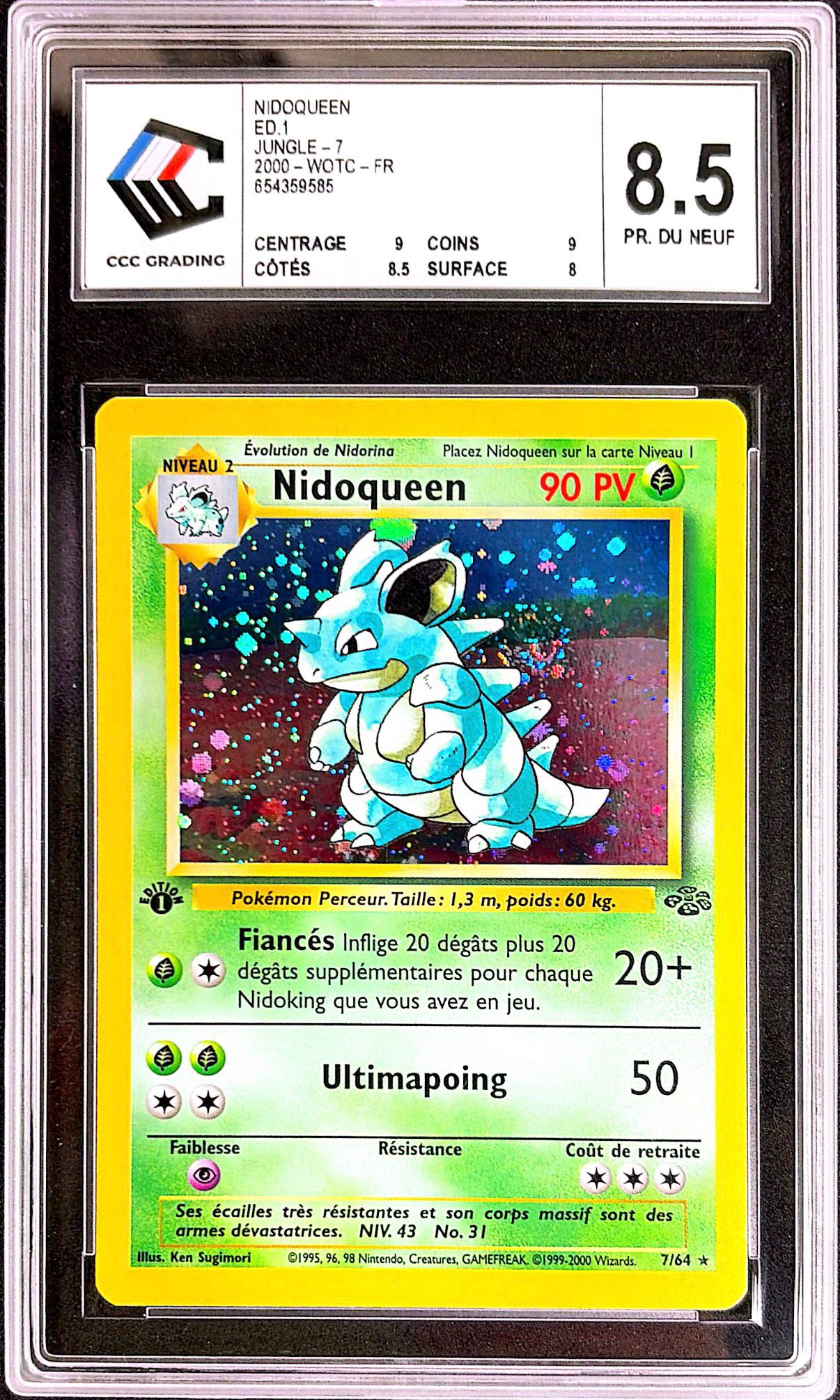 Nidoqueen 7/64 ED1 – CCC 8,5