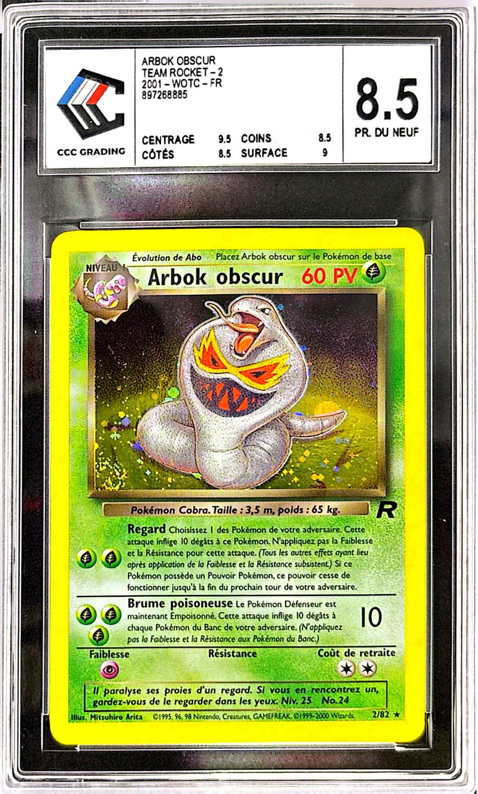 Arbok obscur 2/82 – CCC 8,5