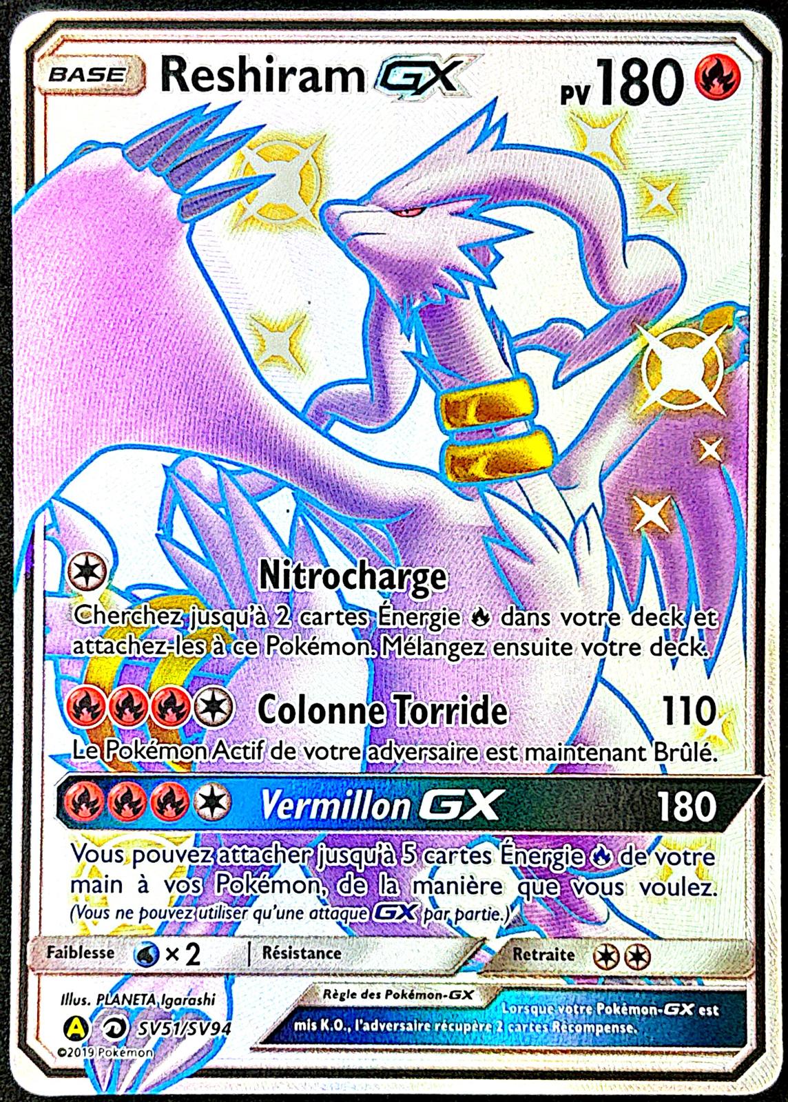 Reshiram sv51/sv94 Majesté des dragons – MINT
