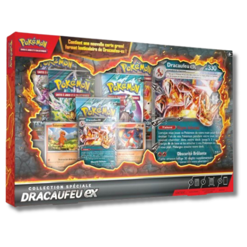Coffret Pokémon Dracaufeu EX – Collection Spéciale