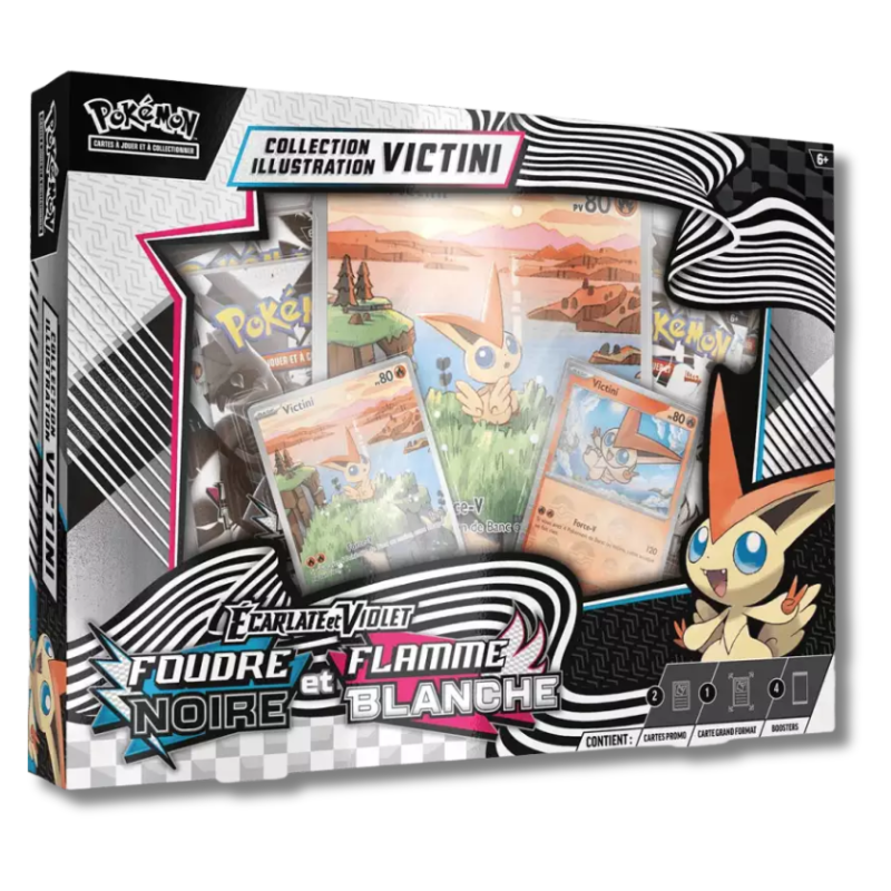 Coffret Pokémon Victini – EV10.5 Foudre Noire & Flamme Blanche