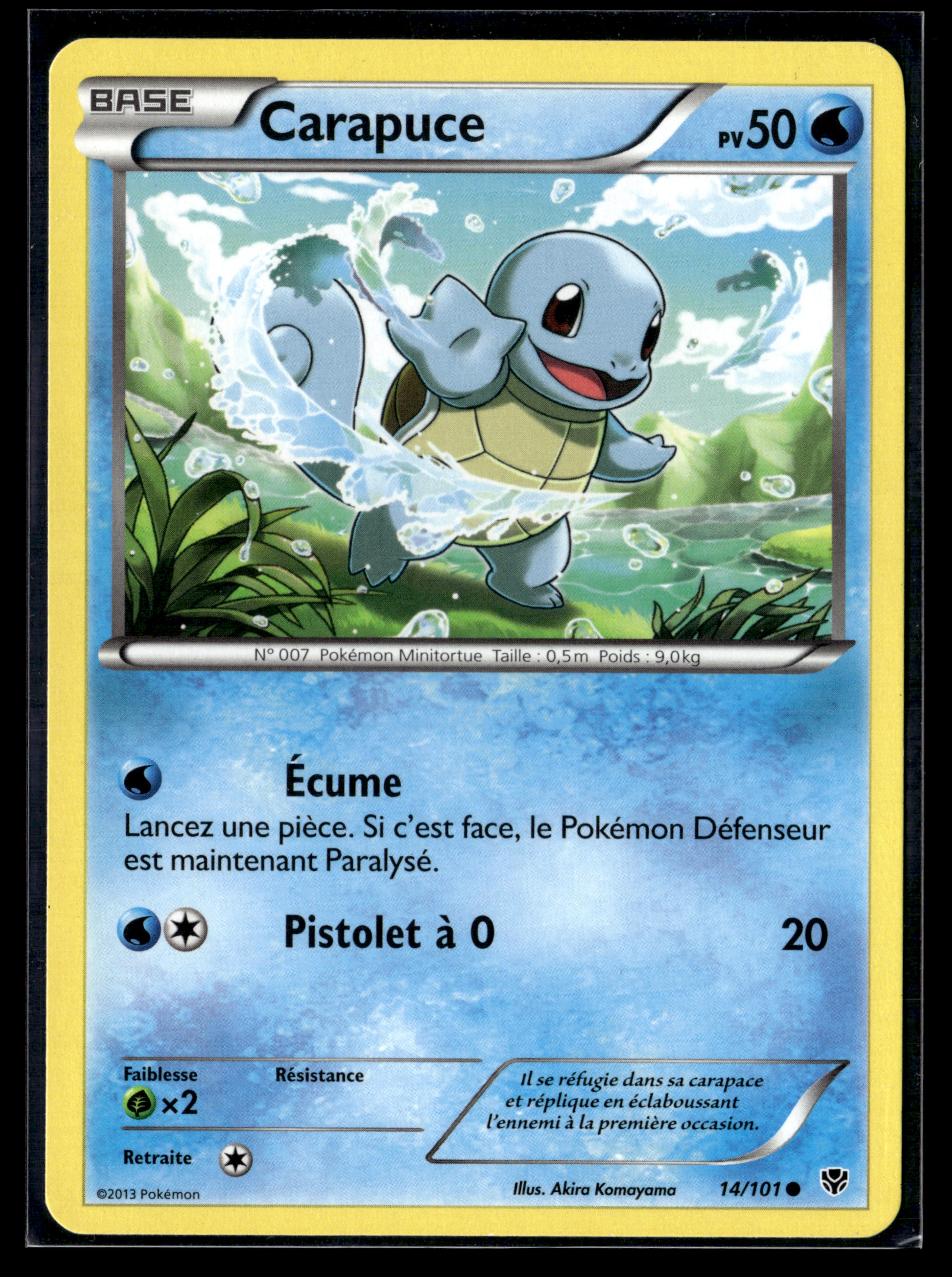 Carapuce 14/101 Explosion plasma | NM