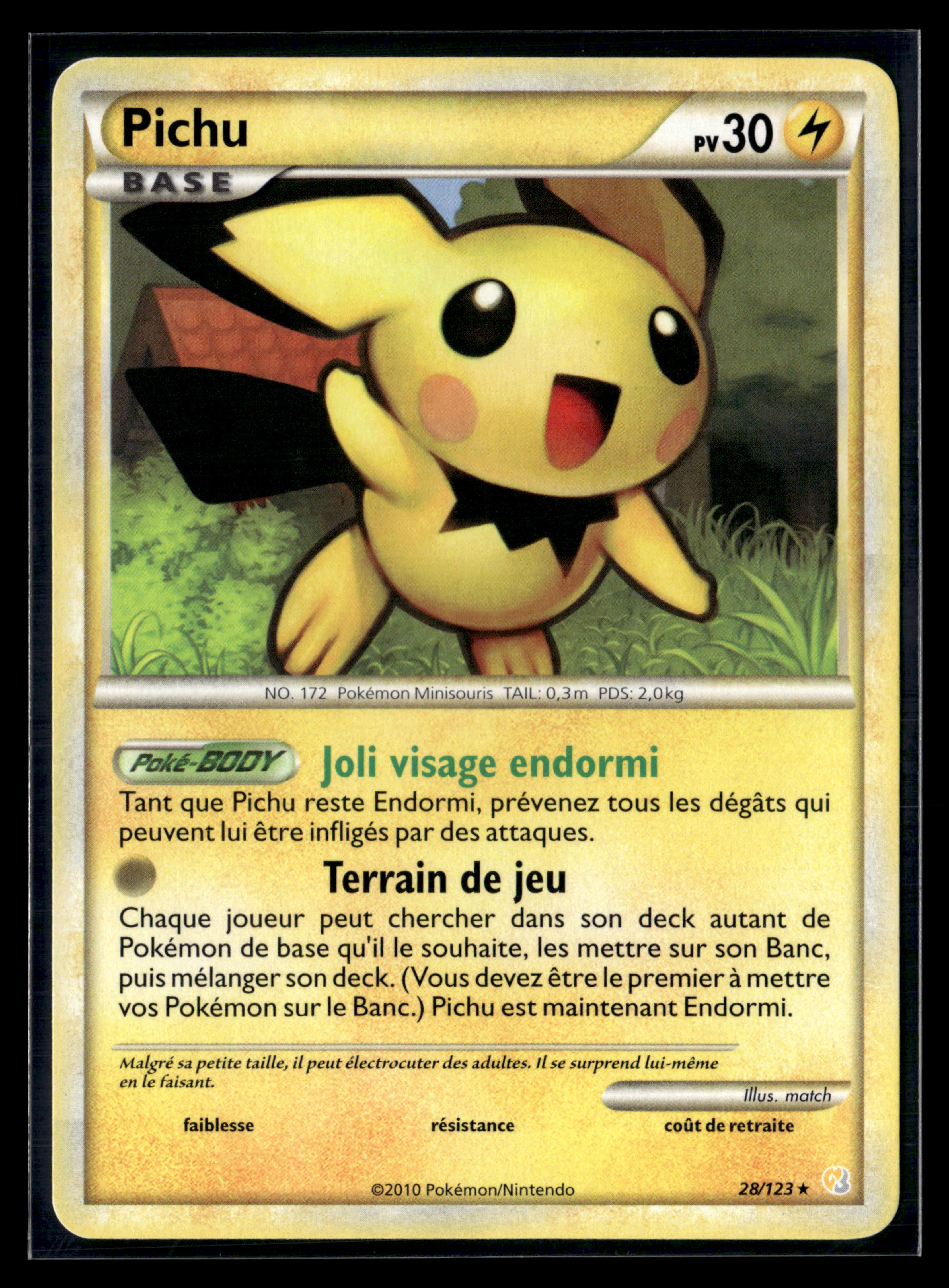 Pichu 28/123 HGSS | NM-