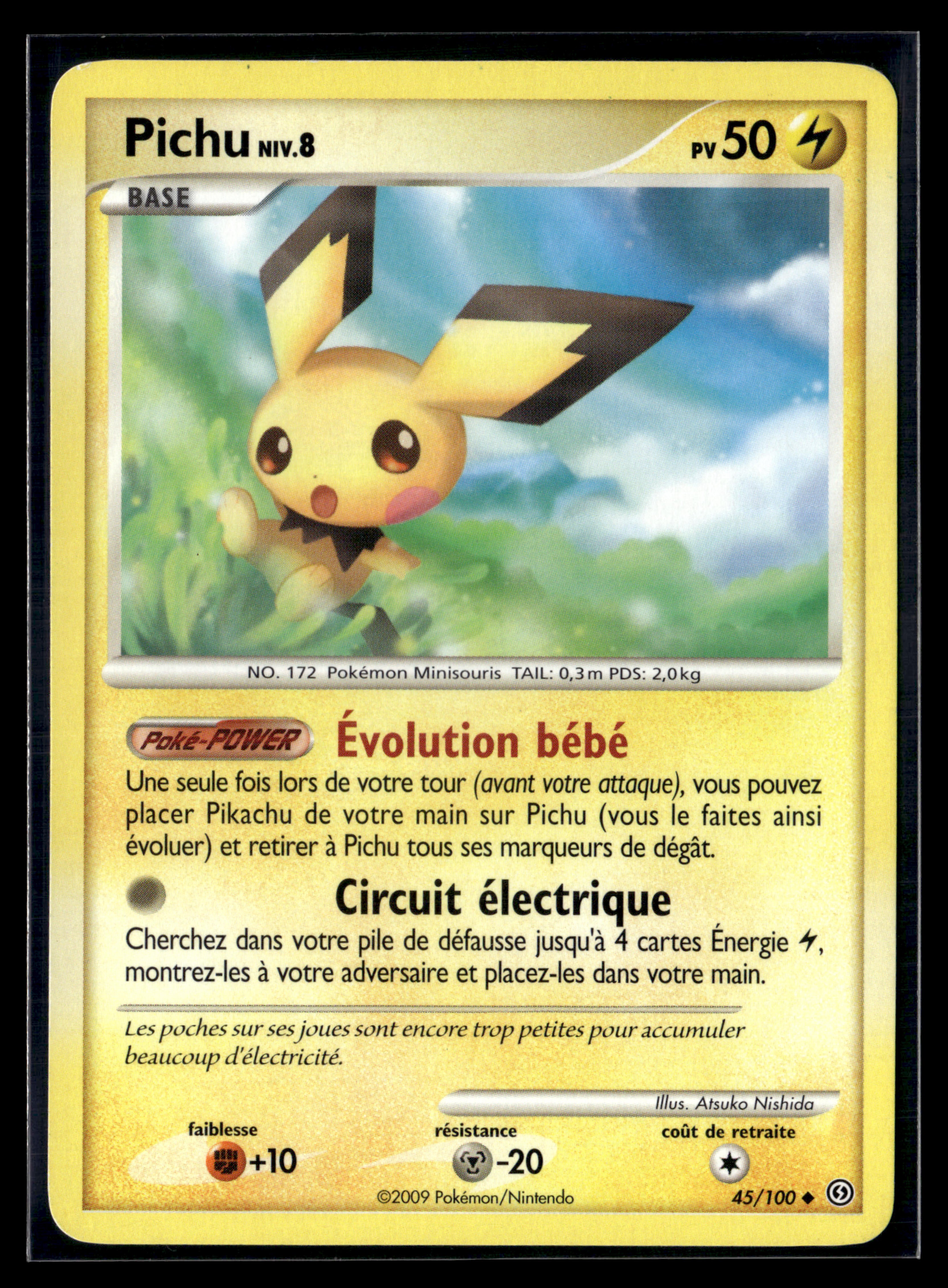 Pichu 45/100 Tempête | EXC+